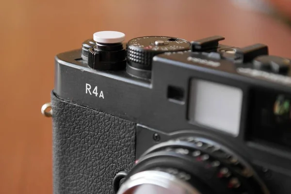 Romania Mar 2020 Voigtlander Bessa R4A Rangefinder Camera 35Mm Film — 스톡 사진