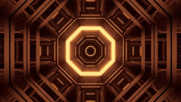 Иллюстрация Геометрических Форм Неоновым Лазерным Светом Отлично Подходит Фона Обоев — стоковое фото