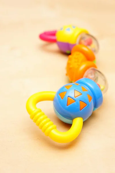 Vertical Shot Multicolored Children Toys — Stock Photo, Image