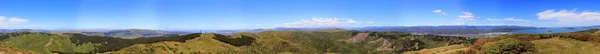 Uma Foto Panorâmica Uma Bela Paisagem Verde Nova Zelândia — Fotografia de Stock