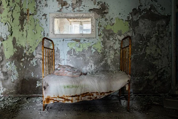 Hospital Abandonado Pripyat Chernobyl — Fotografia de Stock