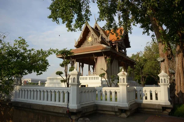 Fort Phra Sumen Entouré Arbres Bangkok Thaïlande — Photo