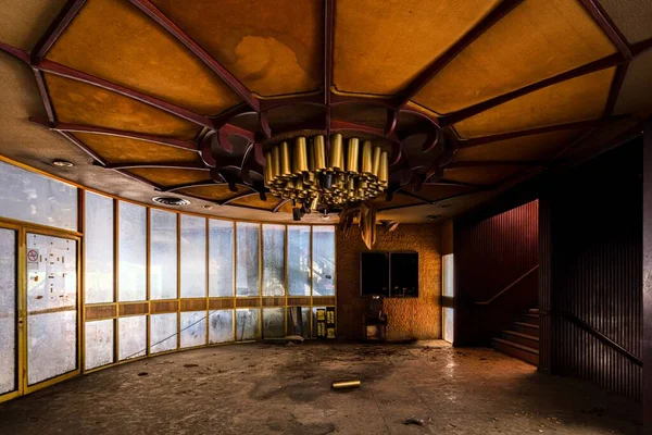 Uma Imagem Interior Cinema Abandonado Bangkok Tailândia — Fotografia de Stock