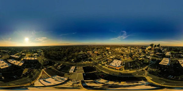 Панорамный Снимок Гринсборо Днем — стоковое фото