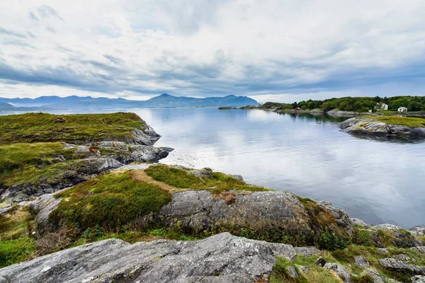 Nordic Landscape Coast Famous Atlantic Road More Romsdal Norway — Stock Photo, Image