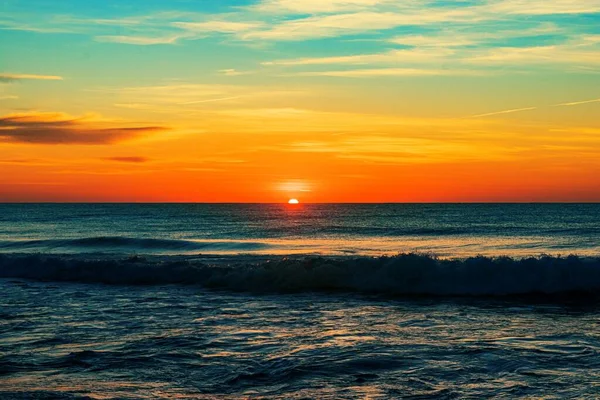 North Entrance Beach Sunrise Great Background — Stock Photo, Image