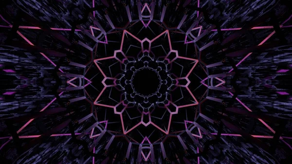Μια Απεικόνιση Γεωμετρικών Σχημάτων Πολύχρωμα Φώτα Λέιζερ Νέον Ιδανικό Για — Φωτογραφία Αρχείου