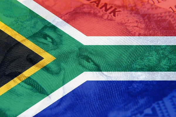 South Africa money and economy concept image.