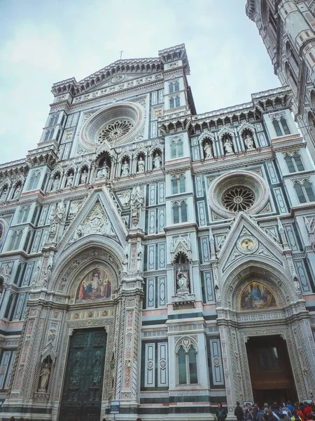 Plano Vertical Catedral Santa Maria Del Fiore Florencia Italia —  Fotos de Stock