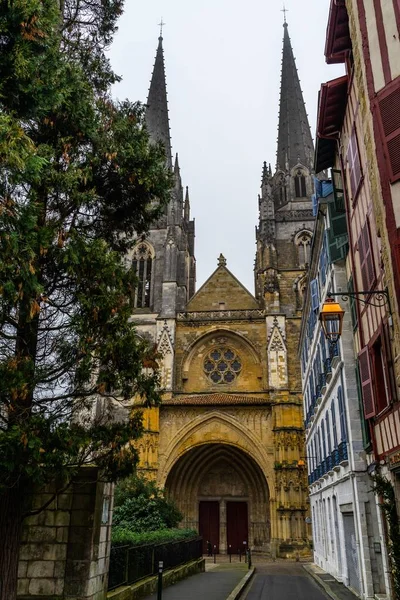 Vue Verticale Extérieur Cathédrale Sainte Marie France — Photo