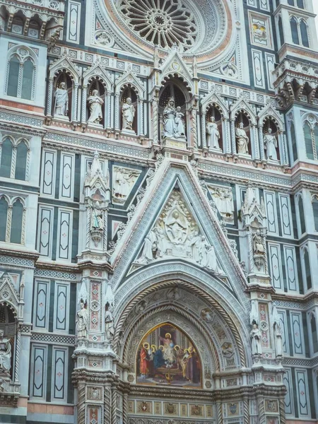 Uma Foto Vertical Catedral Santa Maria Del Fiore Florença Itália — Fotografia de Stock