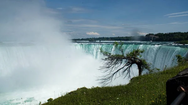 Vistas Del Niágara Otoño Día Verano Desde Lado Canadiense —  Fotos de Stock