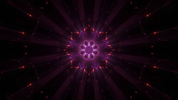 Een Kosmische Achtergrond Met Kleurrijke Neon Laserlichten Perfect Voor Een — Stockfoto