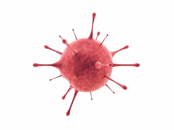 Una Ilustración Gráfica Pandemia Enfermedad Del Coronavirus Sobre Fondo Blanco — Foto de Stock