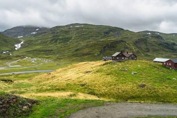 Táj Hardangervidda Nemzeti Park Közép Dél Norvégiában Nézett Oslo Bergen — Stock Fotó