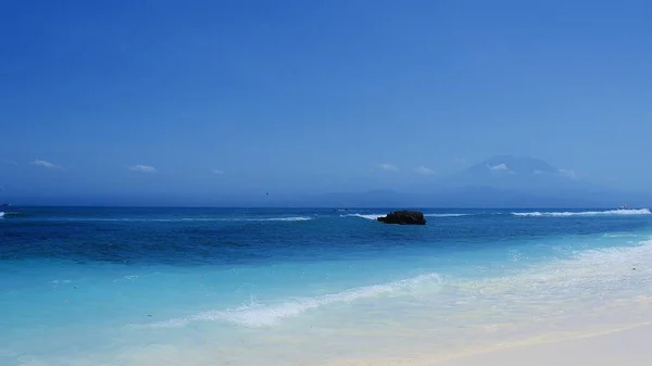 Blauer Ozean Auf Der Insel Bali Indonesien — Stockfoto