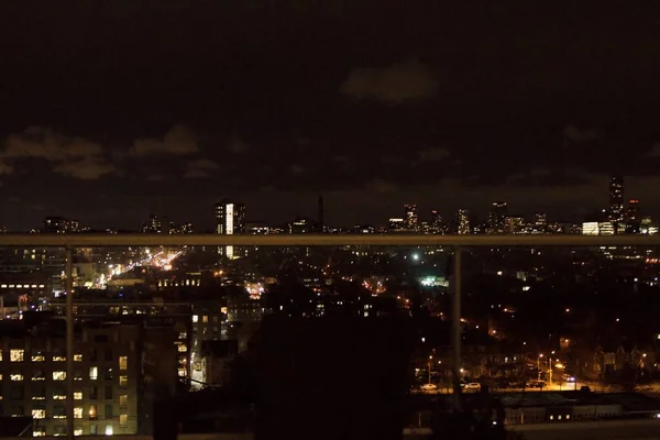 Bâtiments Lumières Nuit Canada — Photo