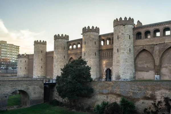 Παλάτι Aljaferia Στην Αραγονία Ισπανία — Φωτογραφία Αρχείου