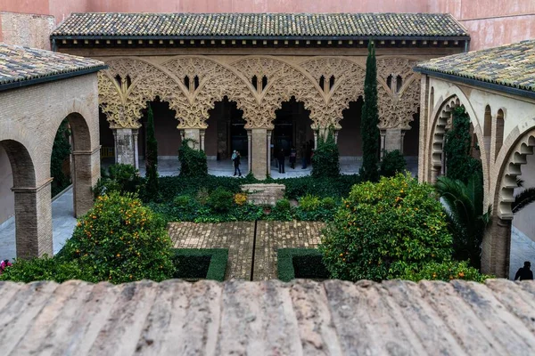 스페인 아라곤에 의유적지에 페리아 궁전의 — 스톡 사진