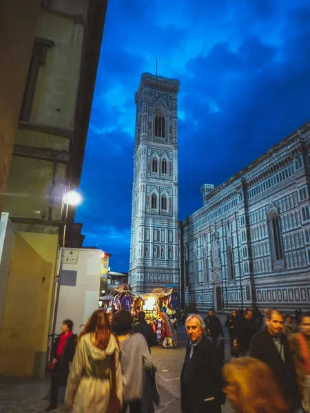 Florence Italy Jan 2019 People Street Florence Tuscany Italy Europe — Stock Photo, Image