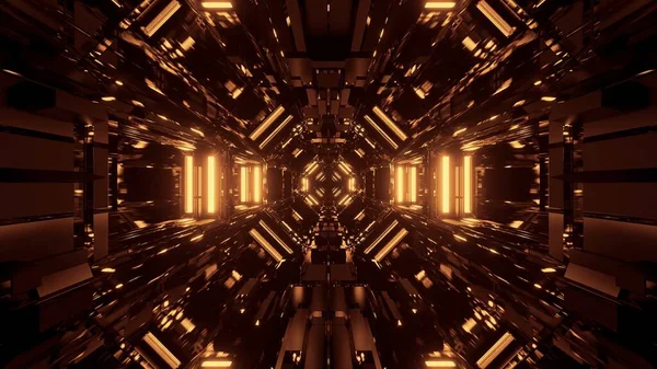 Fekete Kozmikus Háttér Arany Lézer Fények Tökéletes Egy Digitális Tapéta — Stock Fotó