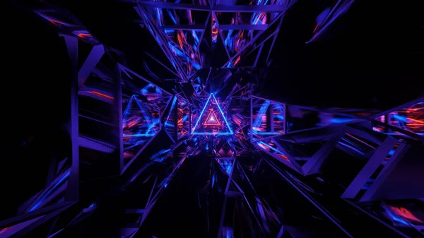 Een Kosmische Achtergrond Met Paarse Laserlichten Met Koele Vormen Perfect — Stockfoto