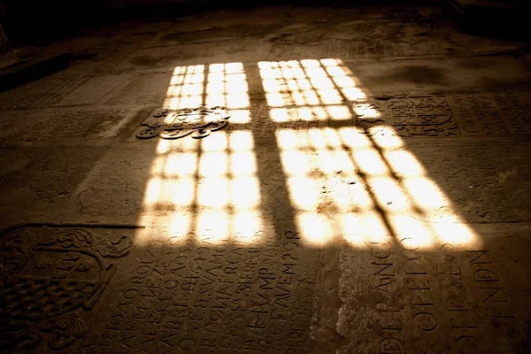 Eglise Ombre Fenêtre Dans Église Inde — Photo