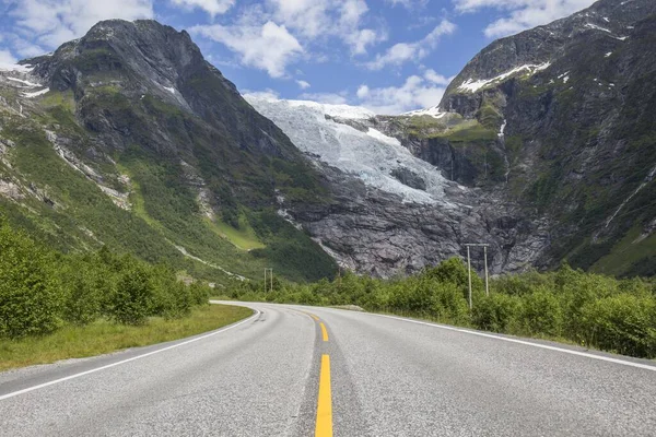 Tomma Vägar Som Löper Genom Spektakulära Landskap Vägar Nära Norra — Stockfoto