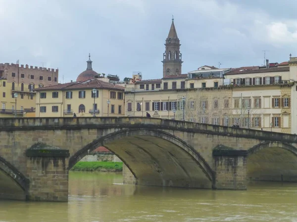 Puente Ponte Vecchio Ciudad Florencia Italia — Foto de Stock