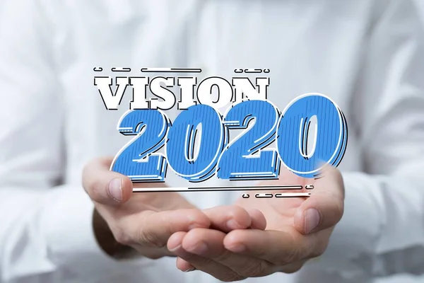 Conceito Solução Negócio Ano 2020 — Fotografia de Stock
