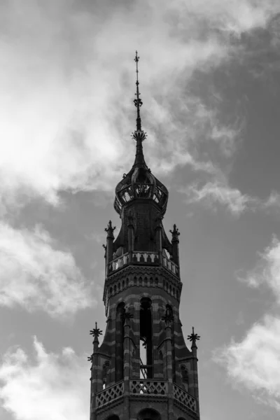 암스테르담에 역사적 건물의 각도의 — 스톡 사진