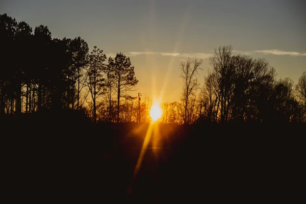 Highway Sunset America — Stock Photo, Image