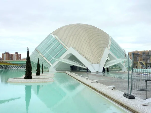 Edifício Cidade Das Artes Das Ciências Valência Espanha — Fotografia de Stock