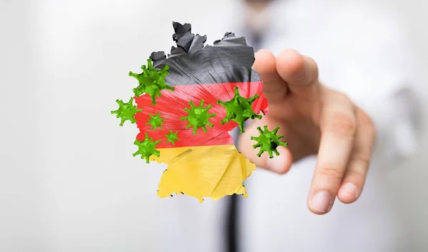 Epidemie Coronavirus 2019 Ncov Deutschland — Stockfoto