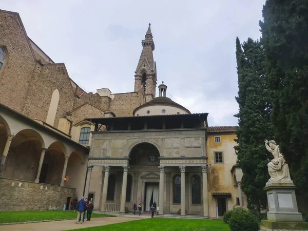 Talya Nın Floransa Kentindeki Santa Croce Bazilikası — Stok fotoğraf