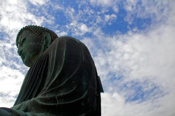 Гигантская Статуя Будды Камакуре Японии — стоковое фото