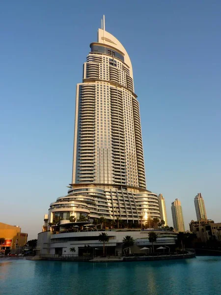 Cím Belvárosában Burj Dubai — Stock Fotó