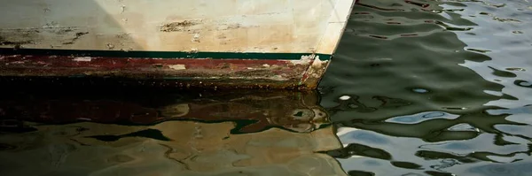 Tiro Bonito Casco Barco Velho Que Aporta Saint Michaels Porto — Fotografia de Stock