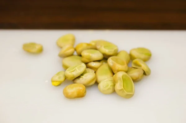 Closeup Shot Green Beans Next Each Other — Stock Photo, Image