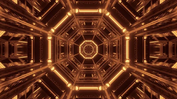 Kozmikus Háttér Fekete Arany Lézerfénnyel Tökéletes Egy Digitális Tapétához — Stock Fotó