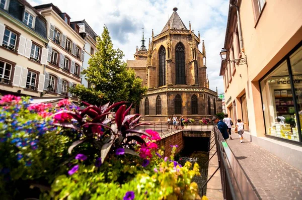 Colmar França Jul 2019 Colmar Alsácia França Vista Cidade Chamada — Fotografia de Stock