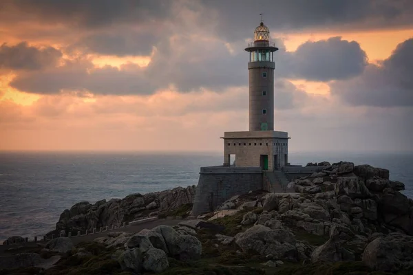 Phare Punta Nariga Galice Espagne — Photo