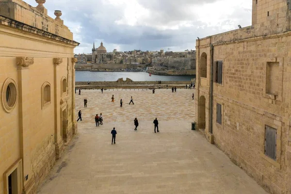 Manoel Island Malta Μαρ 2020 Παρέλαση Τους Επισκέπτες Παρεκκλήσι Του — Φωτογραφία Αρχείου