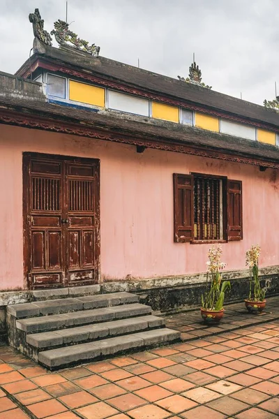 Die Wunderschöne Architektur Der Thien Pagode Hue Vietnam — Stockfoto