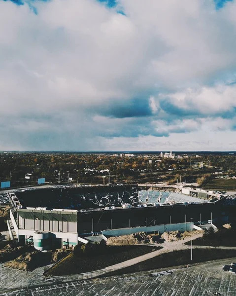 Pontiac Silverdome Fue Demolido 2017 — Foto de Stock