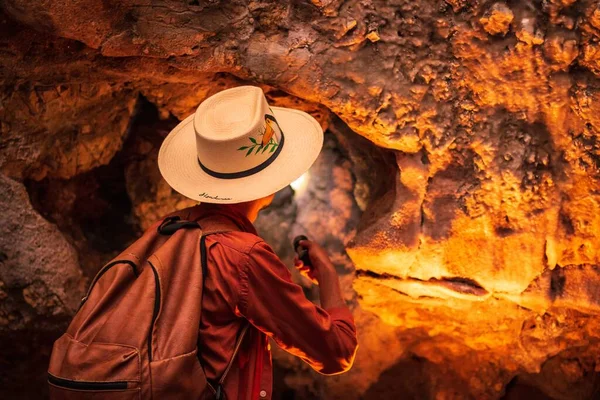 Searching Lost Treasure Taulab Honduras Huge Amount Money Hidden Caves — Stock Photo, Image