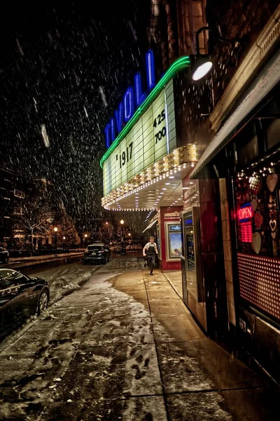 Downers Grove Estados Unidos Fevereiro 2020 Downers Downtown Grove Teatro — Fotografia de Stock