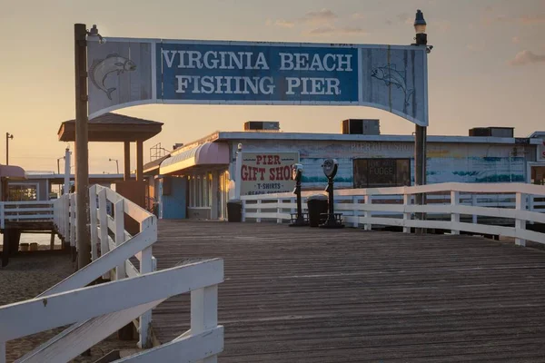 Virginia Beach United States Jul 2009 Fishing Pier Virginia Beach — Stock Photo, Image