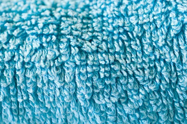 Macro Shot Turquoise Towel Great Cool Background — Stock Photo, Image