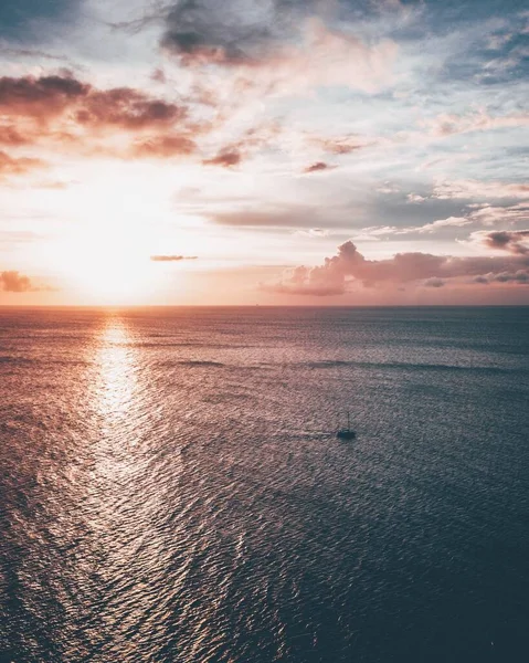 Saint Lucia Sunrise Sunset — Stock Photo, Image